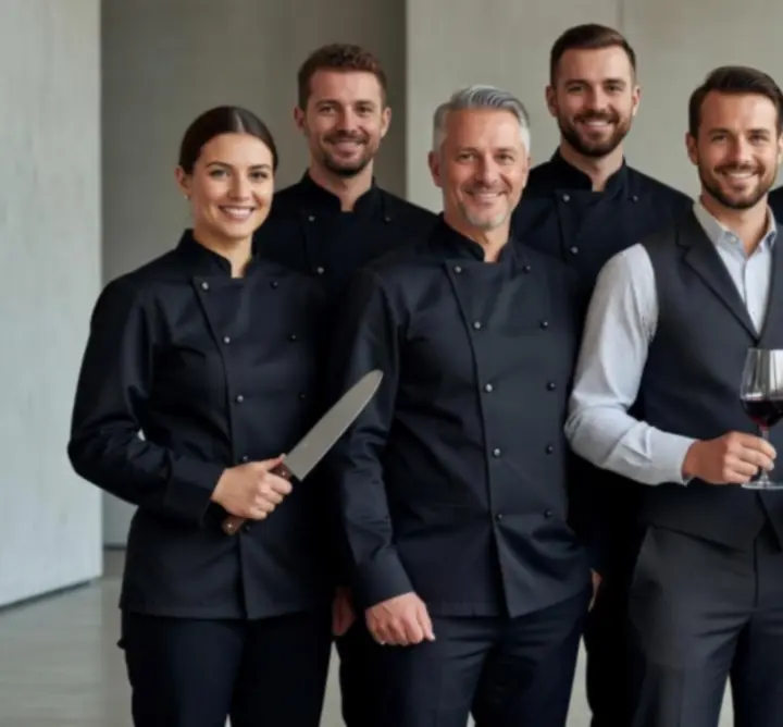 Séfek, sommelier-k és felszolgálók portréi a Program Center 365 gasztronómiai csapatából