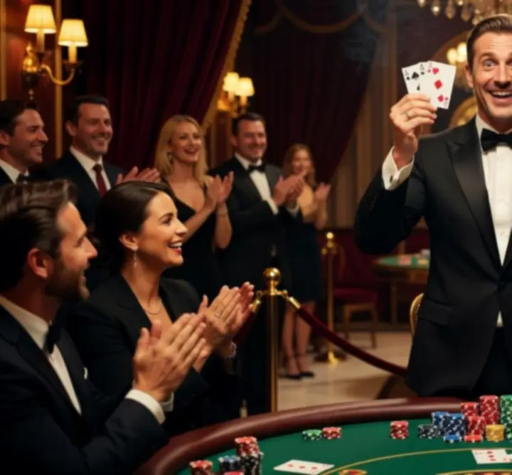 High Roller pókerbajnokság döntő asztala Budapest belvárosában